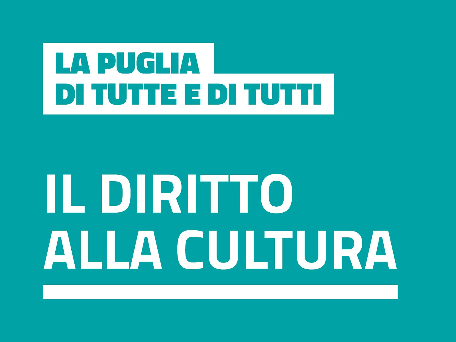 Il diritto alla cultura
