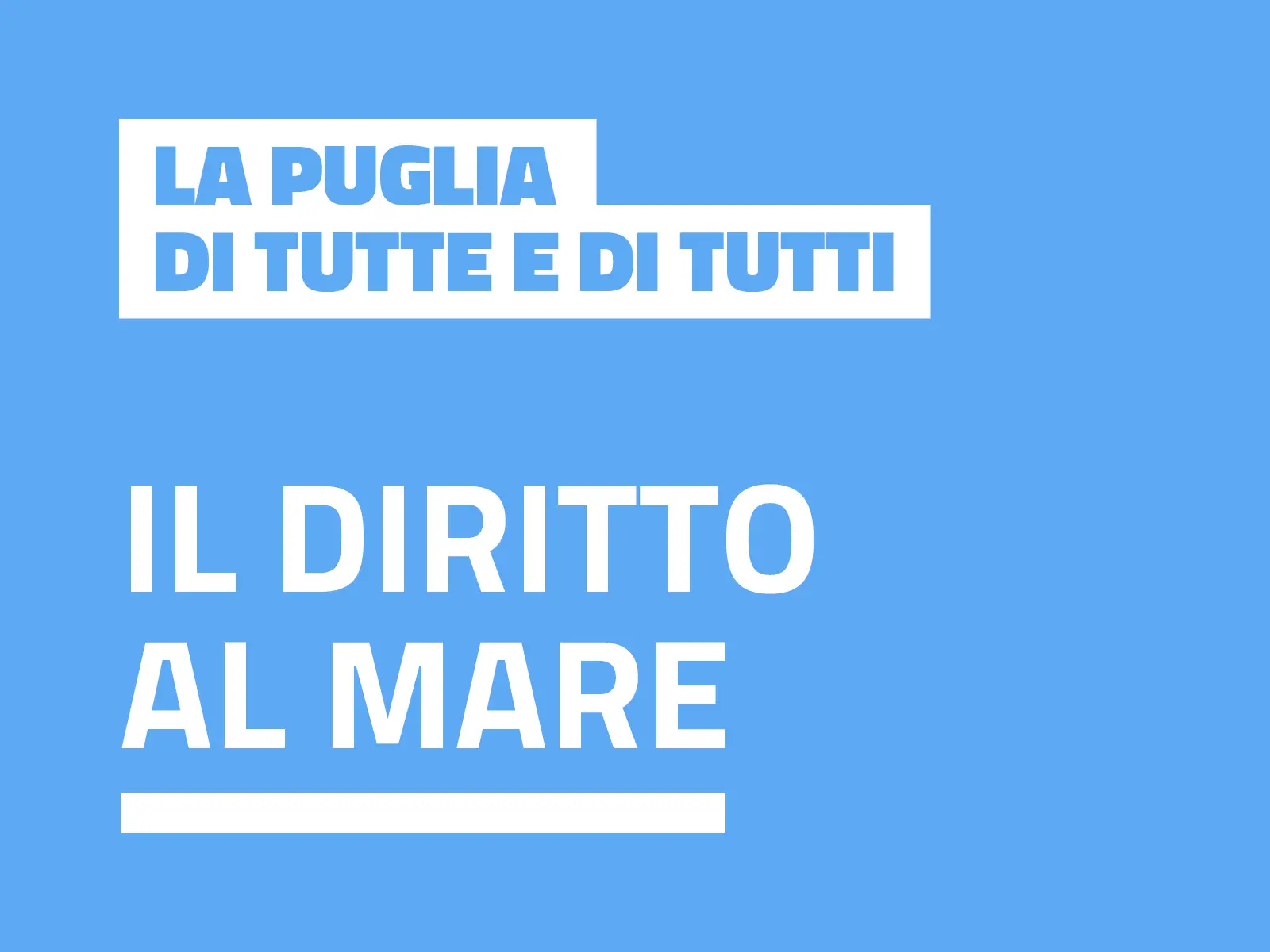 Il diritto al mare