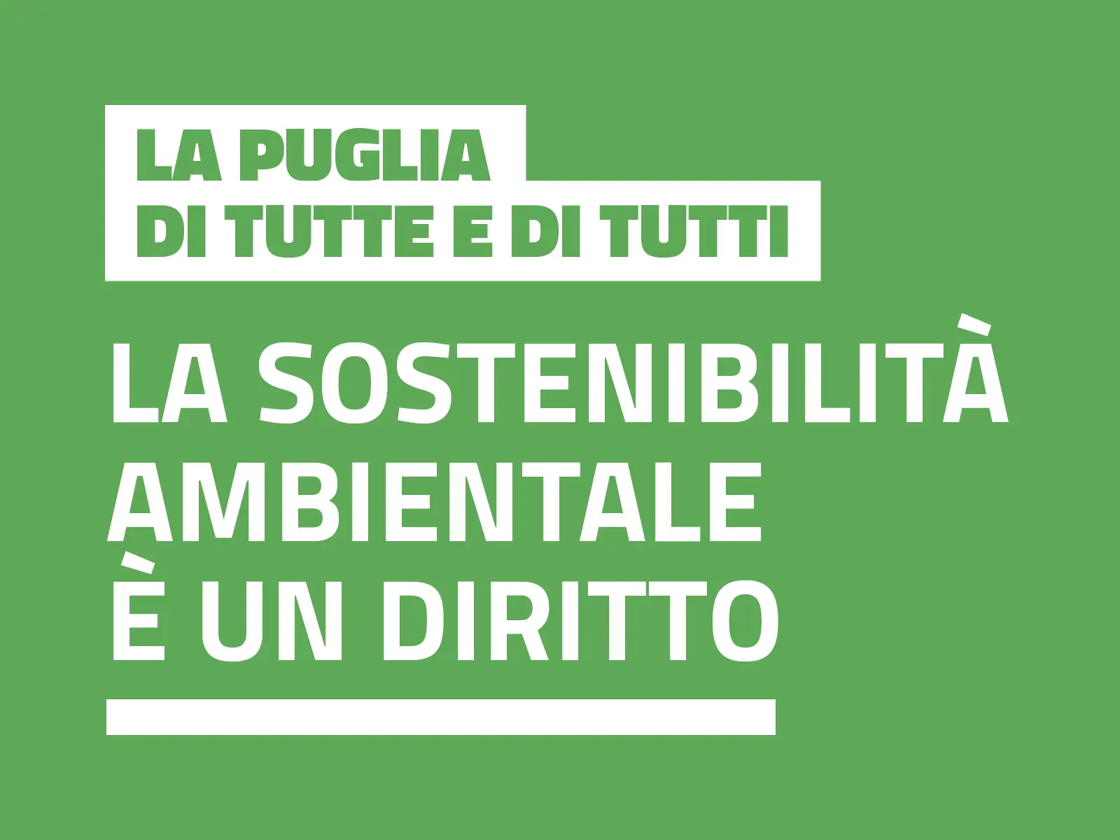 La sostenibilità ambientale è un diritto
